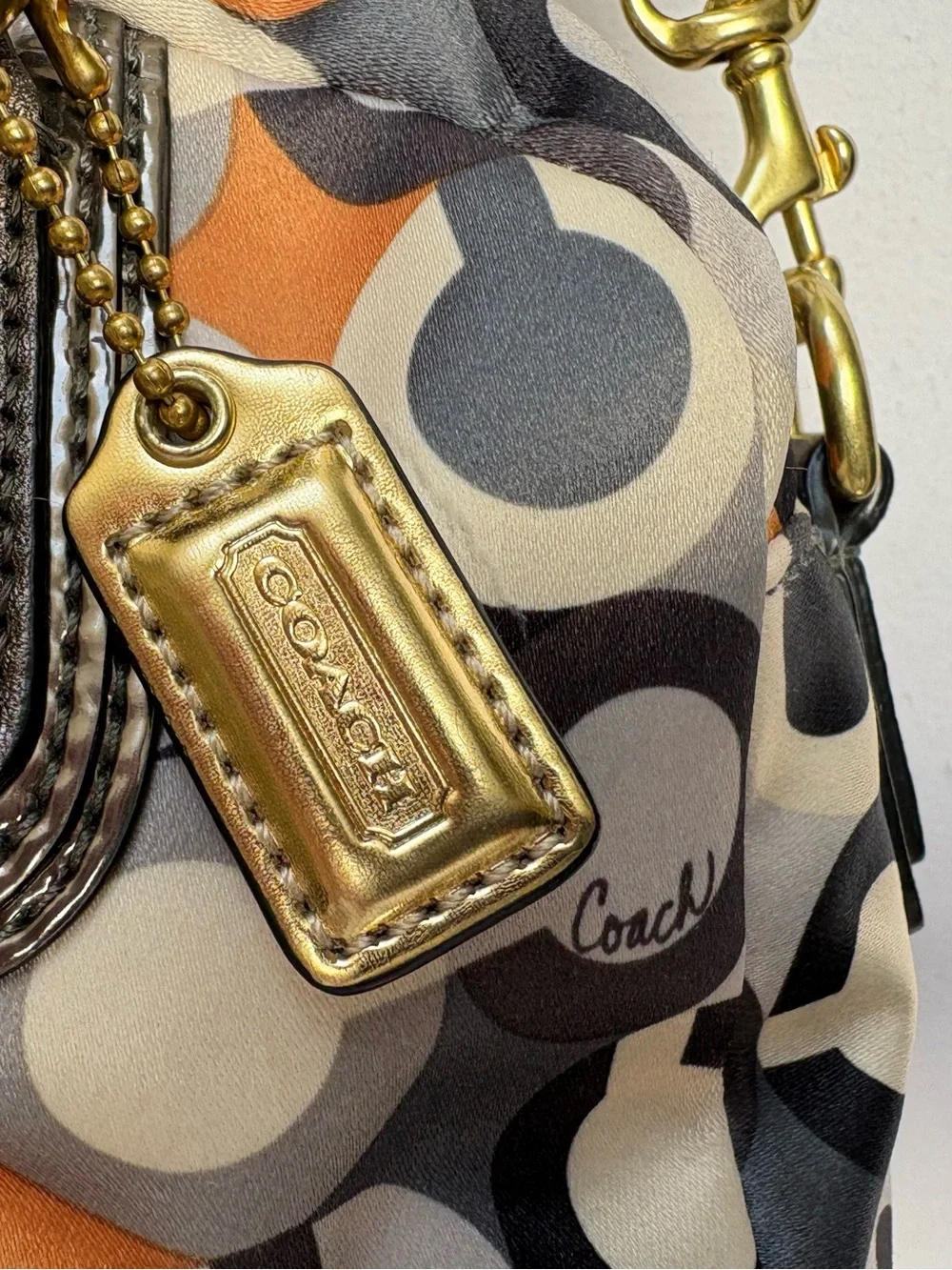 Coach Amanda Graphic Op Art Mini Satchel 12929